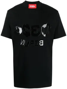 032C - T-shirt In Cotone Organico Con Logo #2619204