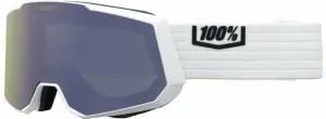 100% Snowcraft XL White/HiPER White Mirror/HiPER Violet Mirror Occhiali da sci