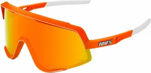 100% Glendale Soft Tact Neon Orange/HiPER Red Multilayer Mirror Lens Occhiali da ciclismo