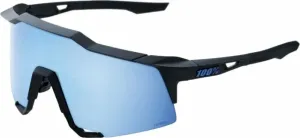 100% Speedcraft Matte Black/HiPER Blue Occhiali da ciclismo