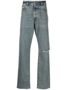 424 - Jeans A Gamba Larga In Denim #2469927