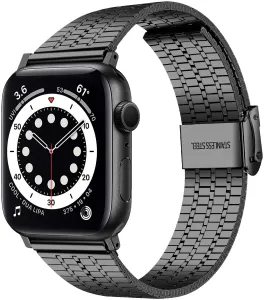 4wrist Cinturino a maglia milanese per Apple Watch 38/40/41 mm - Black