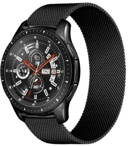 4wrist Cinturino a maglia milanese per Samsung Galaxy Watch - Black 20 mm