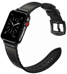 4wrist Cinturino in pelle per Apple Watch - Black 42/44/45/49 mm