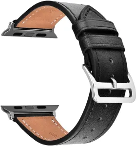 4wrist Cinturino in pelle per Apple Watch - Nero 42/44/45/49 mm #525461