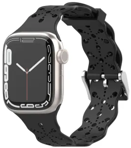 4wrist Cinturino in silicone per Apple Watch - 42/44/45/49 mm - Black #2602036
