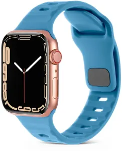4wrist Cinturino in silicone per Apple Watch - 42/44/45/49 mm - Light Blue