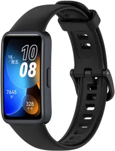 4wrist Cinturino in silicone per Huawei Watch Band 8 - Black