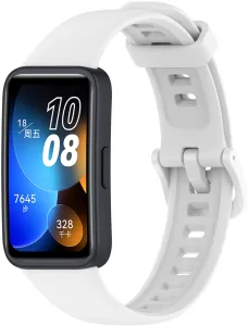 4wrist Cinturino in silicone per Huawei Watch Band 8 - White