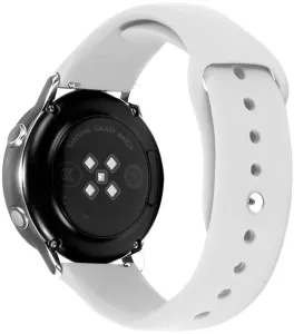 4wrist Cinturino in silicone per Samsung Galaxy Watch 6/5/4 - Bianco
