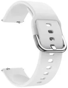4wrist Cinturino per orologio in silicone - Bianco 20 mm