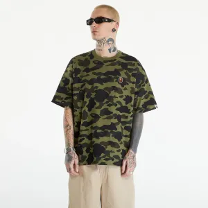 A BATHING APE 1St Camo One Point Tee リラックス Green #3150608