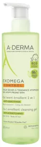 A-DERMA Gel detergente emolliente 2 in 1 per pelle secca a tendenza atopica Exomega Control (Emollient Cleansing Gel) 500 ml