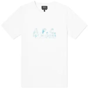 A.P.C Men's Bobby Address Logo White - S WHITE #477437