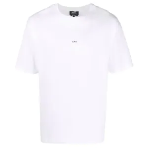 A.p.c Mens Kyle Logo T-shirt White - M WHITE