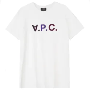 A.p.c Mens Vpc Logo T-shirt White - L WHITE #477771