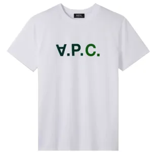 A.p.c Mens Vpc Logo T-shirt White - M WHITE #477765