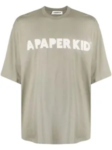A PAPER KID - T-shirt In Cotone Con Logo