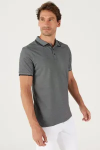 AC&Co / Altınyıldız Classics Men's Anti-shrink Cotton Fabric Slim Fit Slim Fit Polo Neck T-Shirt that is anti-roll