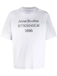 ACNE STUDIOS - T-shirt In Cotone Organico Con Logo #3030973