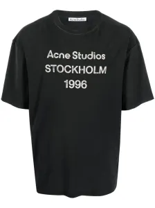 ACNE STUDIOS - T-shirt In Cotone Organico Con Logo #3031043