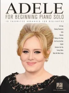 Adele For Beginning Piano Solo Spartito