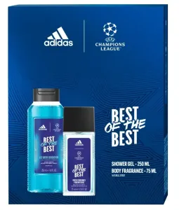 Adidas UEFA Best Of The Best - deodorante con vaporizzatore 75 ml + gel doccia 250 ml