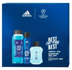Adidas UEFA Best Of The Best - EDT 100 ml + deodorante in spray 150 ml + gel doccia 250 ml