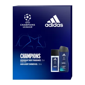 Adidas UEFA Champions League Edition - deodorante con vaporizzatore 75 ml + gel doccia 250 ml