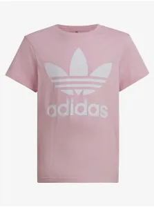 Light pink kids t-shirt adidas Originals - unisex #732401