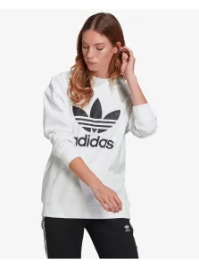 White Womens Sweatshirt adidas Originals - Women #908841