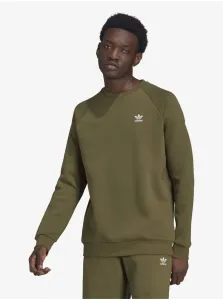 Green Men Sweatshirt adidas Originals - Men #936489