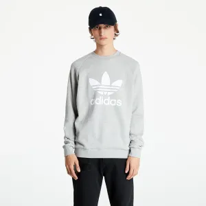 Grey Men's Sweatshirt with Adidas Originals Print - Men's