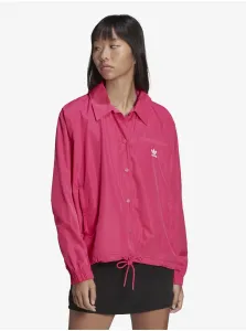 Dark pink Womens Light Jacket adidas Originals Windbreaker - Women