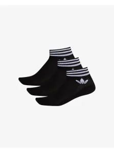 Set of three pairs of socks in black adidas Originals - unisex #908759
