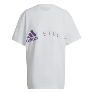 adidas by Stella McCartney Womens Logo T-shirt White - L
