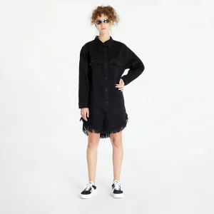 adidas Originals x KSENIASCHNAIDER Denim Shirt Dress Black Denim #2384512