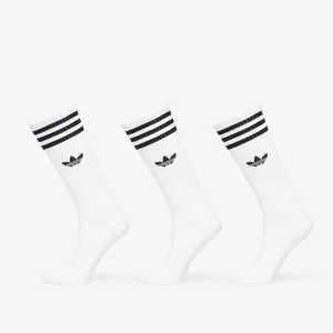 adidas High Solid Crew Sock 3-Pack White #3127425