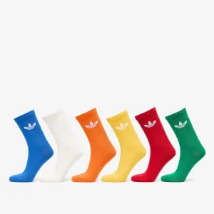 adidas Trefoil Cushion Crew Sock 6-Pack Multicolor #3114344