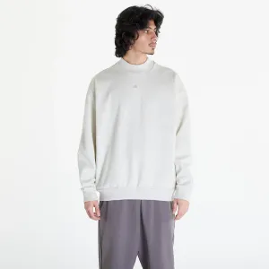 adidas Basketball Crewneck Sweatshirt UNISEX Cream White Melange #3082394