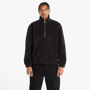 adidas Originals Premium Essentials Fleece Half-Zip Crewneck Black #2547649