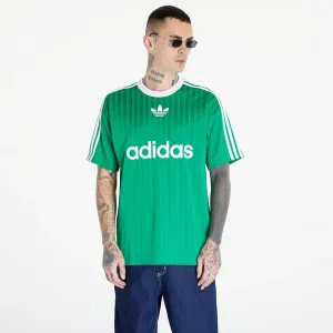 adidas Adicolor Poly Short Sleeve Tee Green/ White #3005775