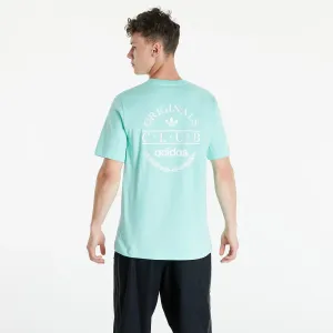 Light Green Men's T-Shirt with Prints adidas Originals - Men #228592