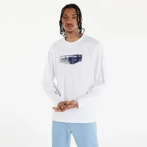 adidas Originals Washed Out 4.0 Logo Long Sleeve T-Shirt White/ Shadow Navy #1830291