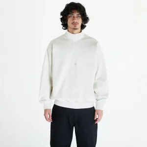 adidas Adi Basketball 1/2 Zip Sweatshirt UNISEX Cream White Melange #3085398