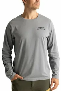 Adventer & fishing Maglietta Long Sleeve Shirt Titanium 2XL