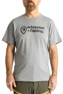 Adventer & fishing Maglietta Short Sleeve T-shirt Titanium 2XL