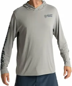Adventer & fishing Felpa Functional Hooded UV T-shirt Limestone S