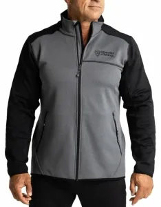 Adventer & fishing Felpa Warm Prostretch Sweatshirt Titanium/Black 2XL