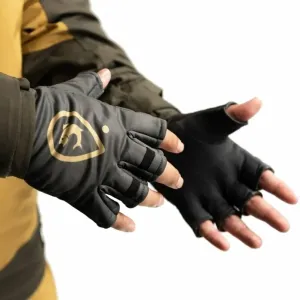 Adventer & fishing Guanti Warm Gloves Black L-XL #168615